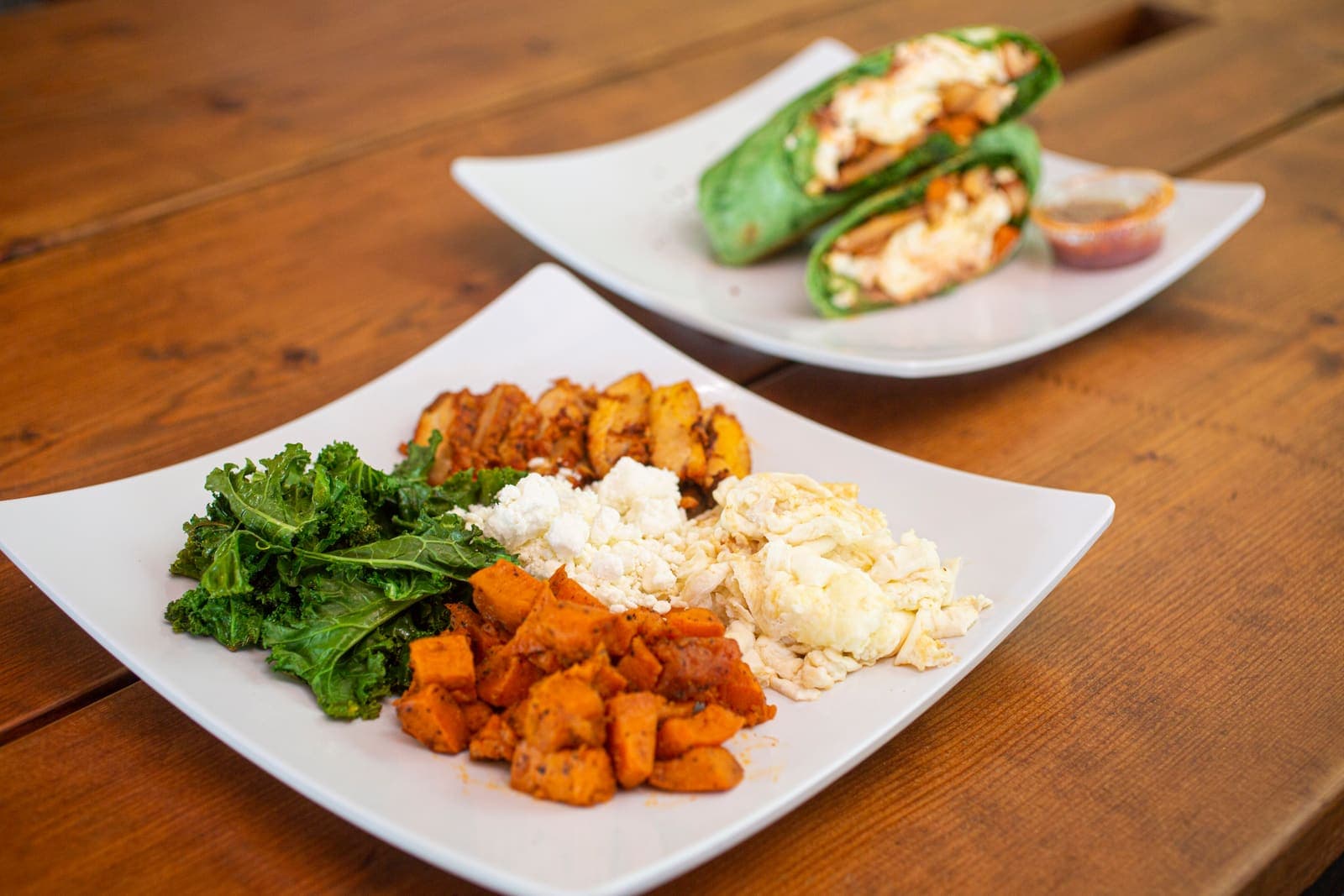 Spartan plate with halal proteins at iJava