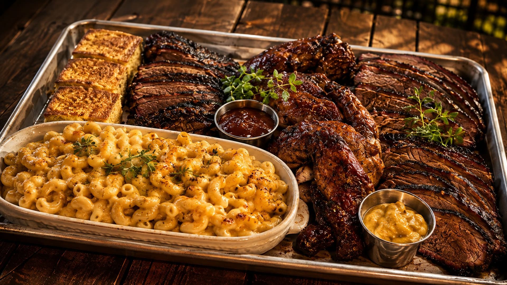 Slow-smoked brisket and BBQ plates at the iJava Community BBQ