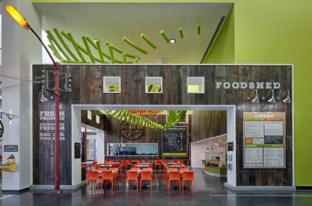 Food Shed Cafe entrance inside the Children's Discovery Museum, San Jose