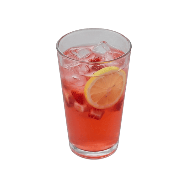 Fresh strawberry lemonade