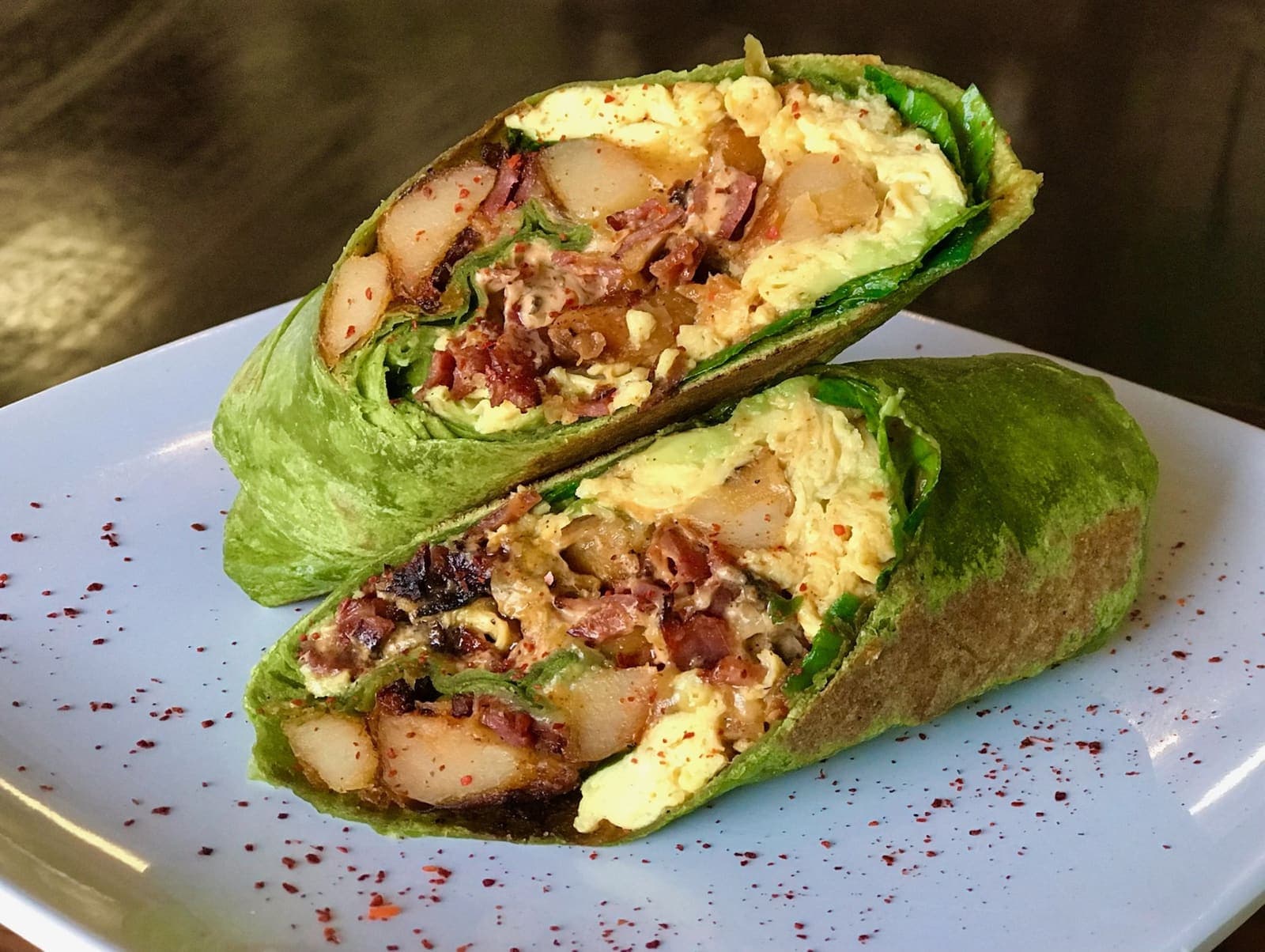 Fully Loaded burrito at iJava Delmas
