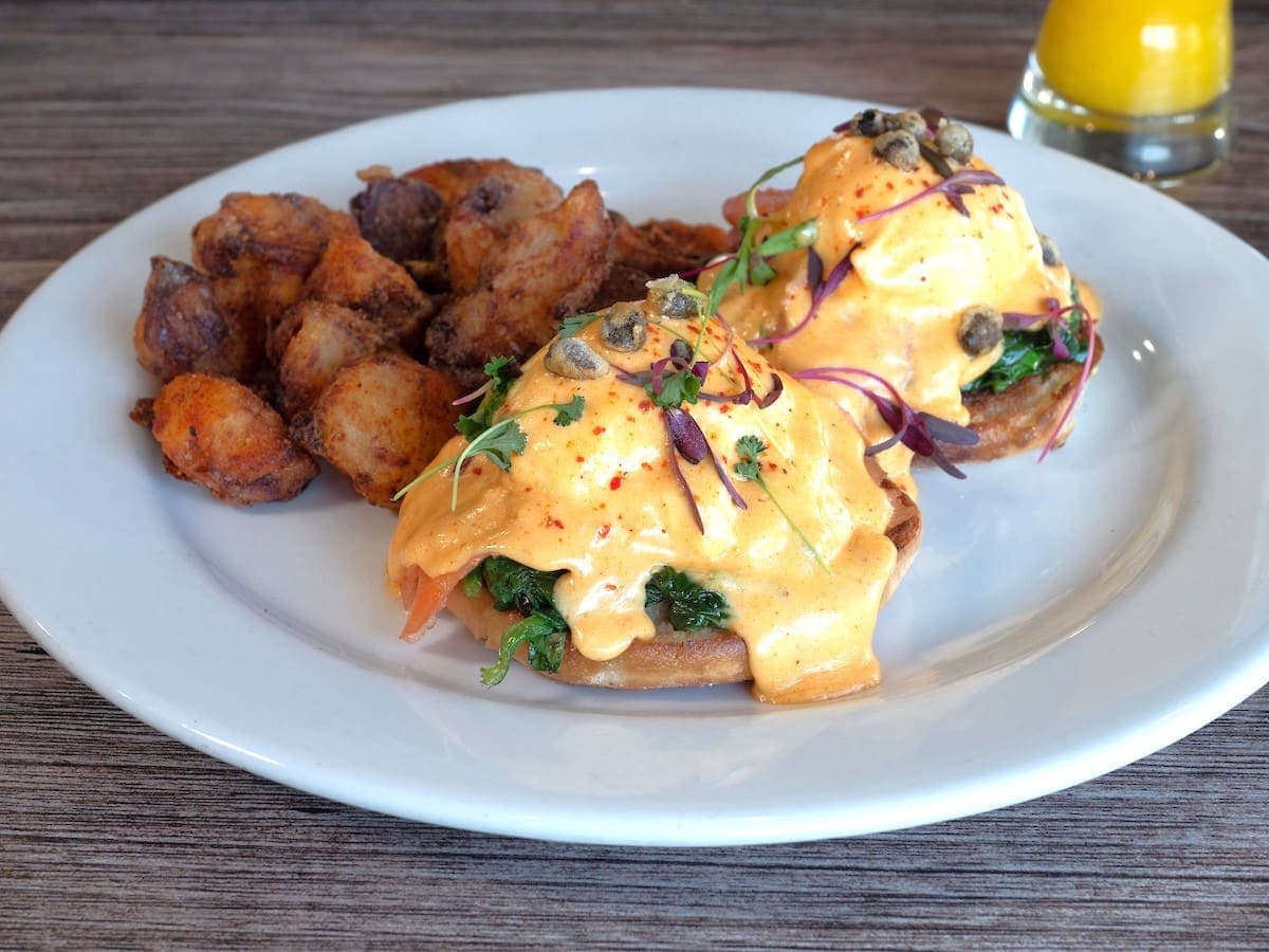 Salmon benedict at iJava Delmas