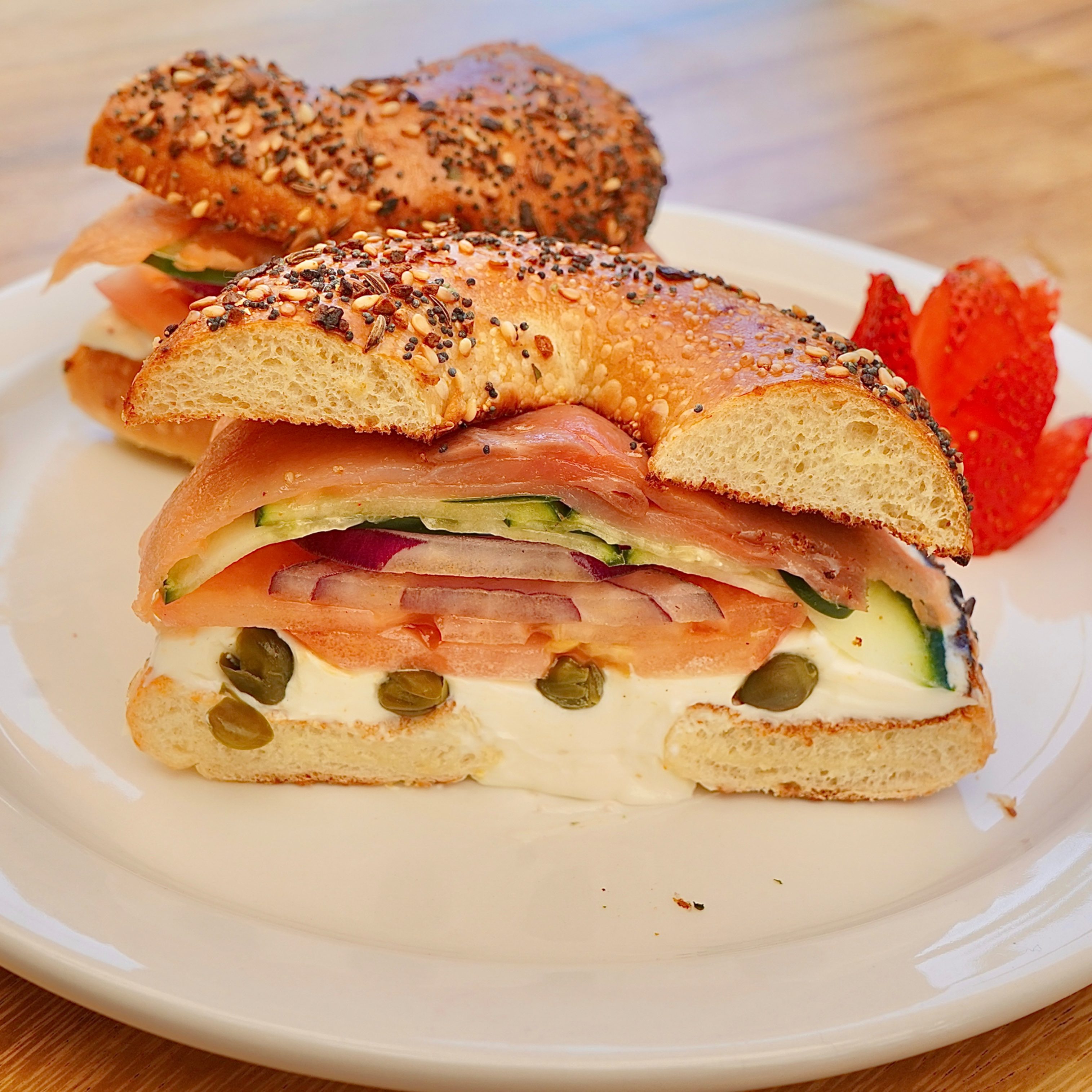 Lox Bagel.