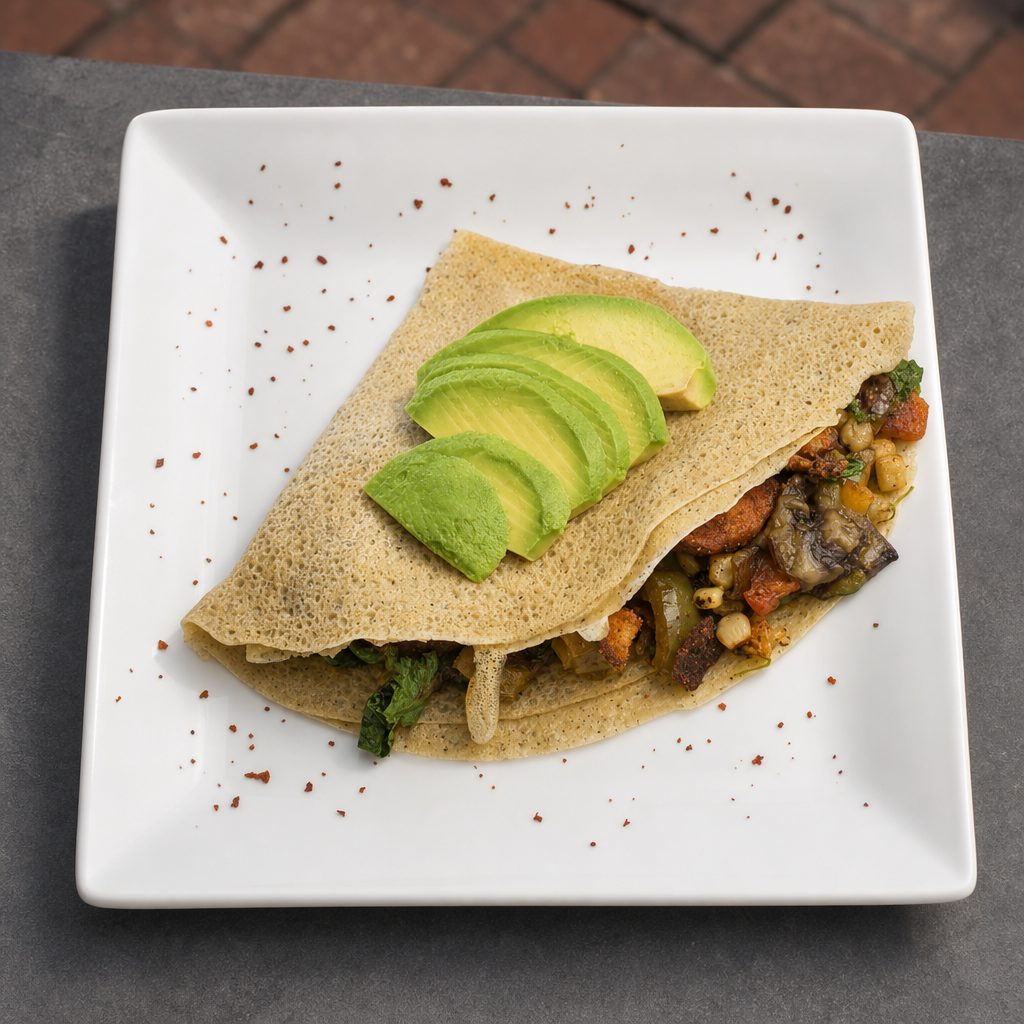 Vegetarian Crepe.