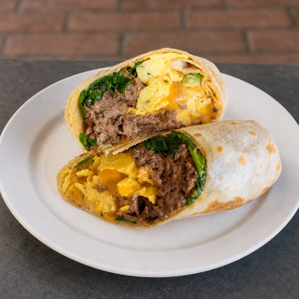 Beef Brisket Burrito.