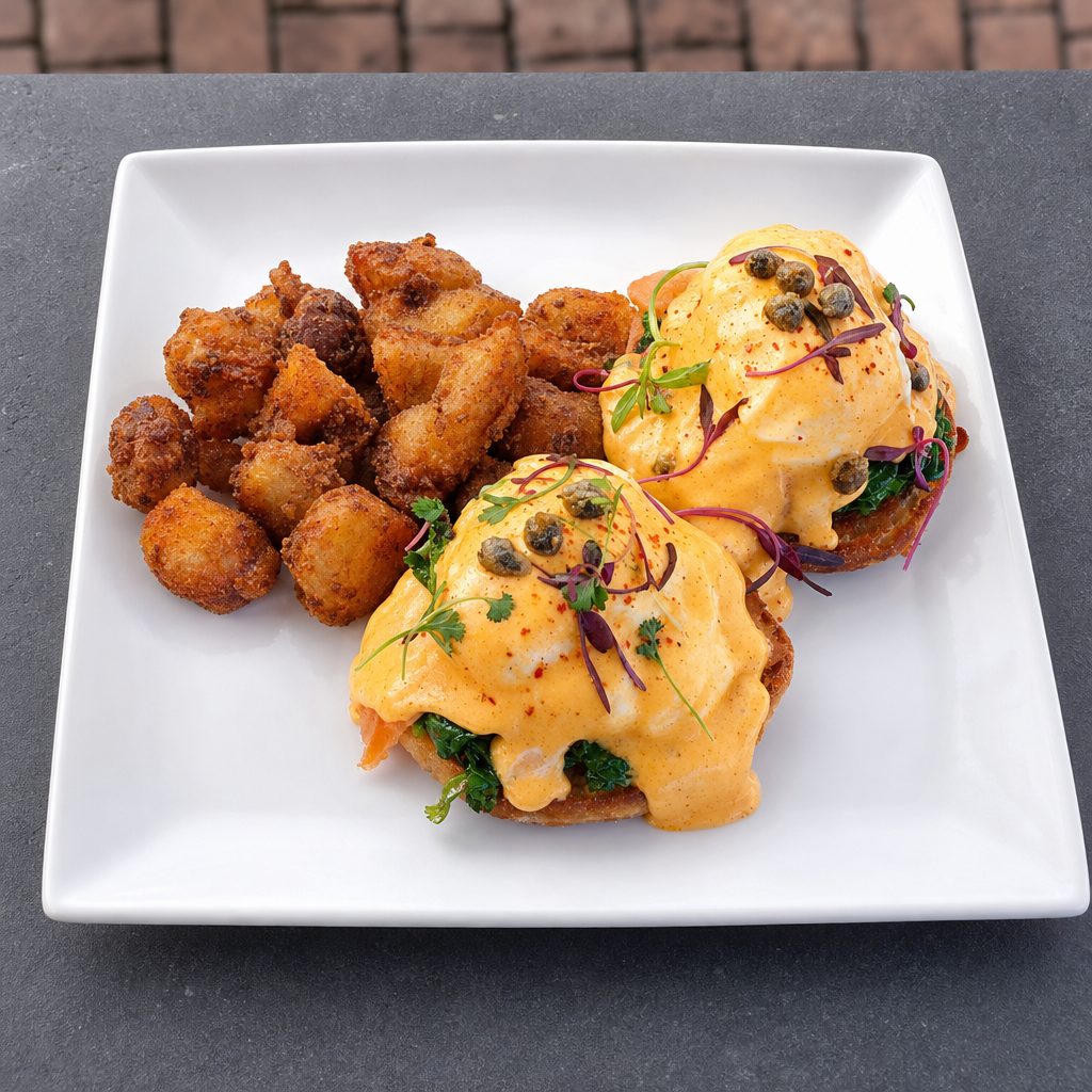 Salmon Benedict.