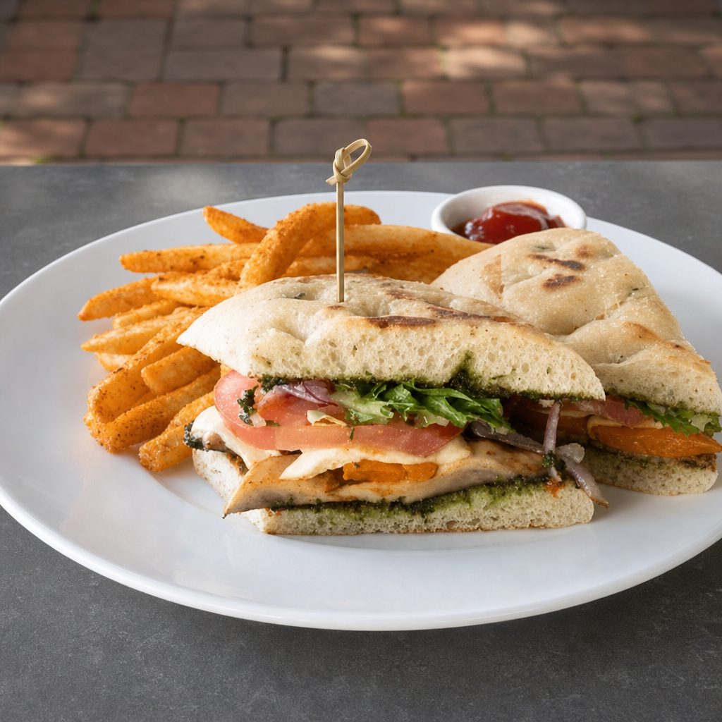 Grilled Portobello Panini.